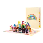 corporate 3d birthday card printing service wholesale