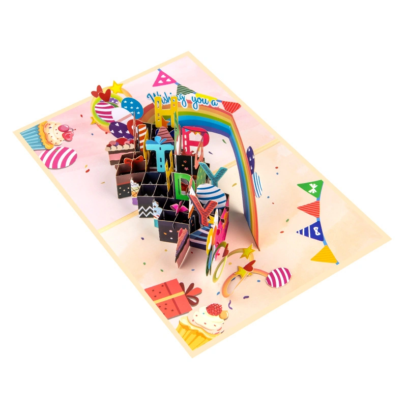 corporate 3d birthday card printing service wholesale
