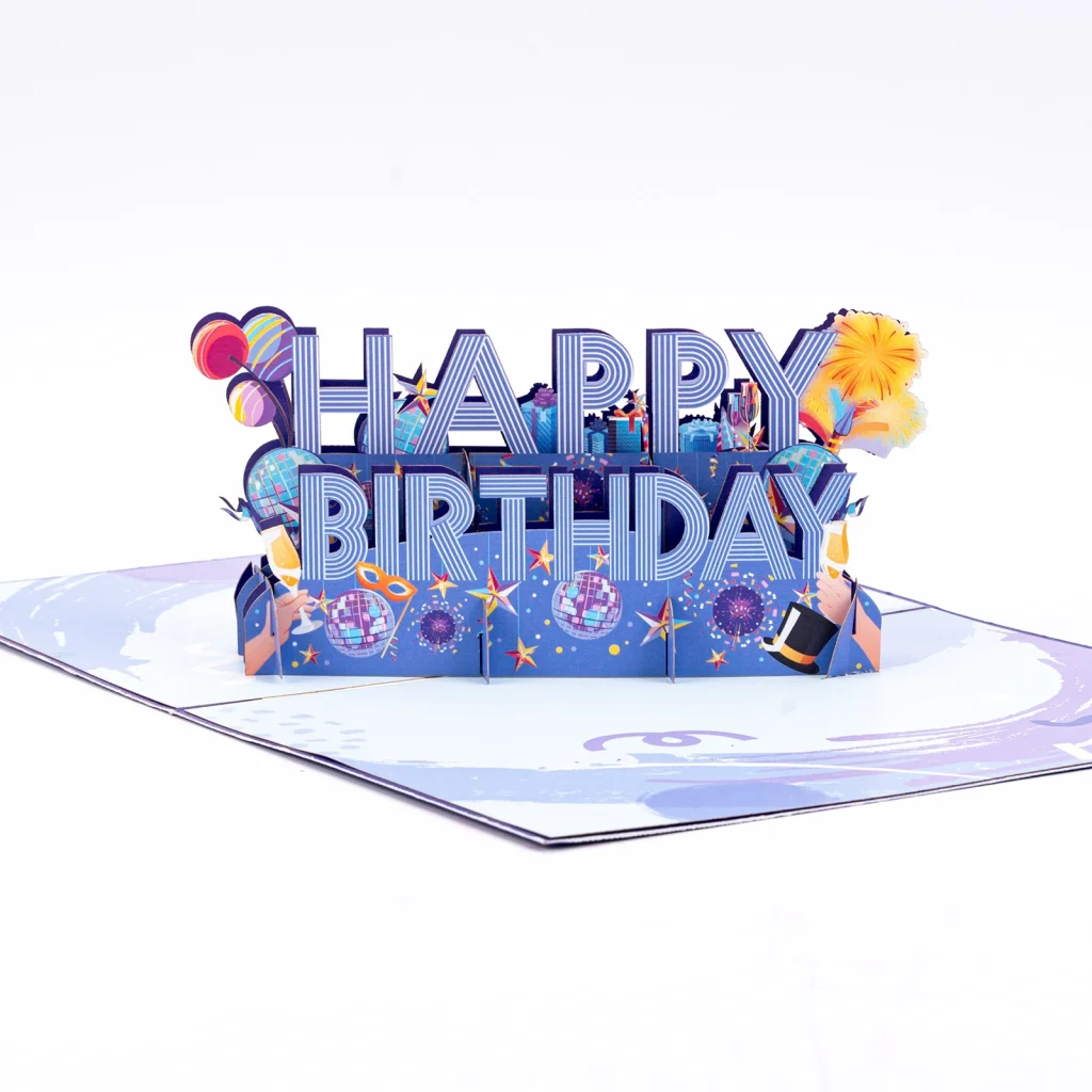corporate 3d birthday card printing service wholesale