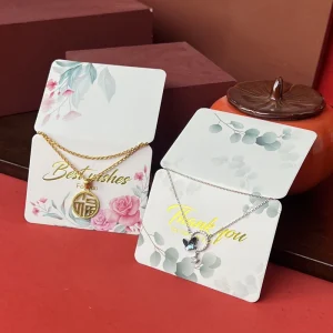 Custom jewelry business cards